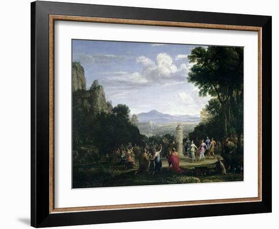 The Adoration of the Golden Calf, 1660-Claude Lorraine-Framed Giclee Print