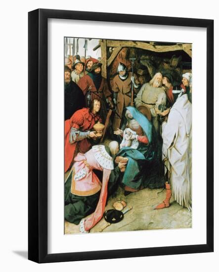 The Adoration of the Kings, 1564-Pieter Bruegel the Elder-Framed Giclee Print