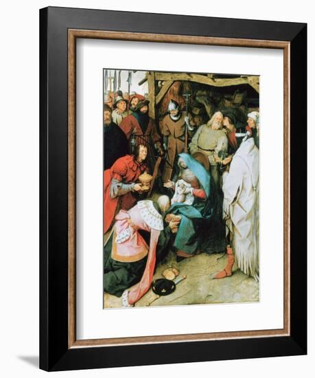 The Adoration of the Kings, 1564-Pieter Bruegel the Elder-Framed Giclee Print