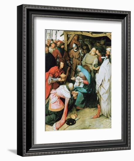 The Adoration of the Kings, 1564-Pieter Bruegel the Elder-Framed Giclee Print