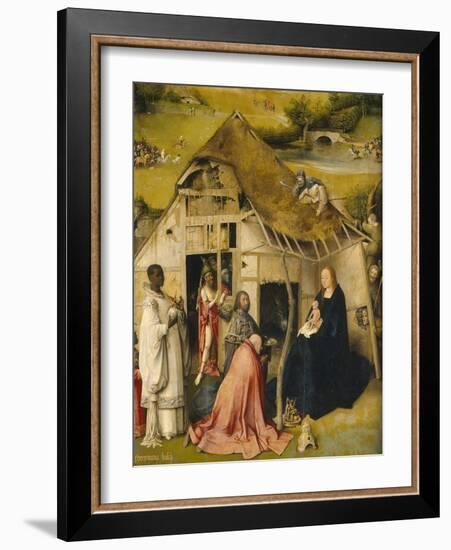 The Adoration of the Kings, C. 1495-Hieronymus Bosch-Framed Giclee Print