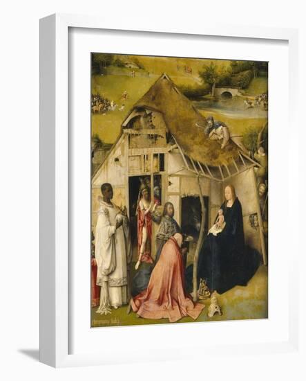 The Adoration of the Kings, C. 1495-Hieronymus Bosch-Framed Giclee Print