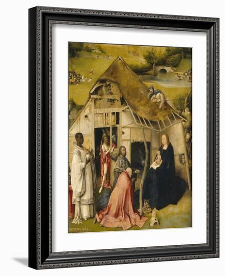 The Adoration of the Kings, C. 1495-Hieronymus Bosch-Framed Giclee Print