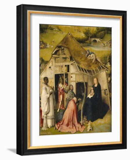 The Adoration of the Kings, C. 1495-Hieronymus Bosch-Framed Giclee Print