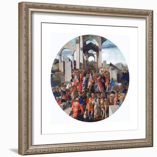 The Adoration of the Kings, C1470-1475-Sandro Botticelli-Framed Giclee Print