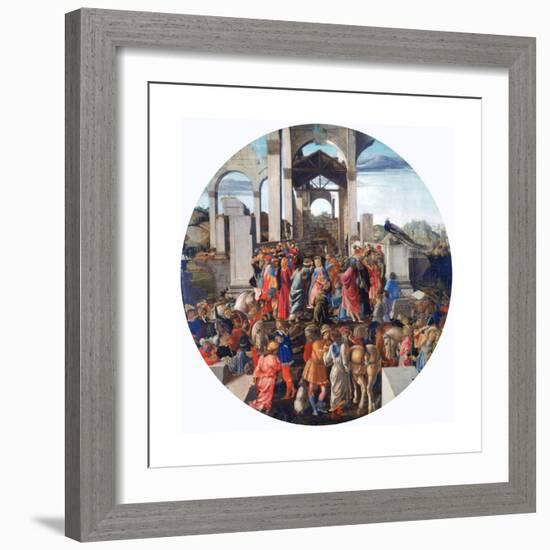 The Adoration of the Kings, C1470-1475-Sandro Botticelli-Framed Giclee Print