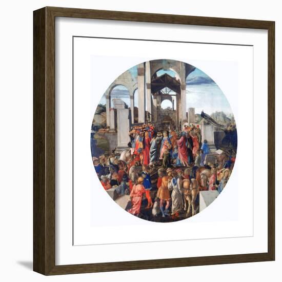 The Adoration of the Kings, C1470-1475-Sandro Botticelli-Framed Giclee Print