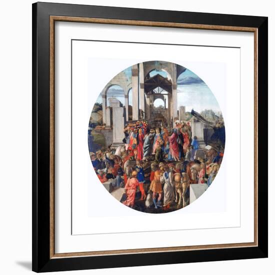 The Adoration of the Kings, C1470-1475-Sandro Botticelli-Framed Giclee Print