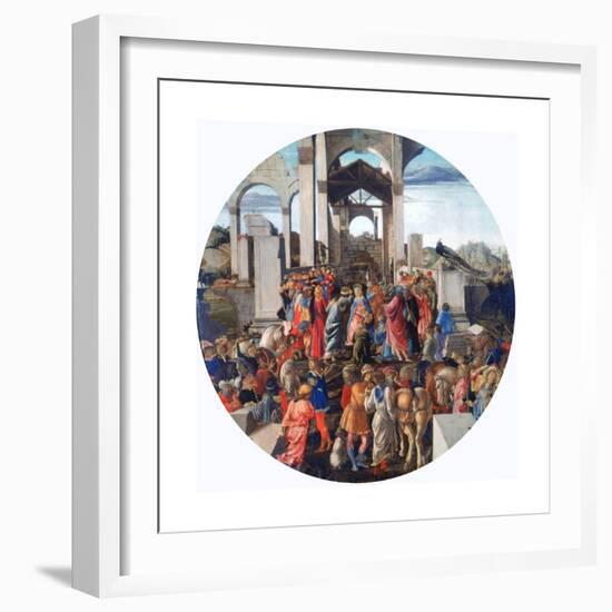 The Adoration of the Kings, C1470-1475-Sandro Botticelli-Framed Giclee Print