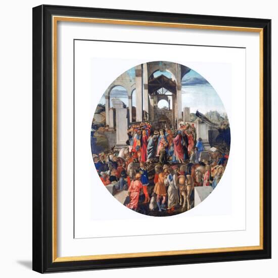 The Adoration of the Kings, C1470-1475-Sandro Botticelli-Framed Giclee Print