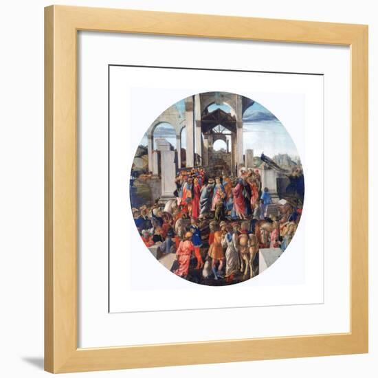 The Adoration of the Kings, C1470-1475-Sandro Botticelli-Framed Giclee Print