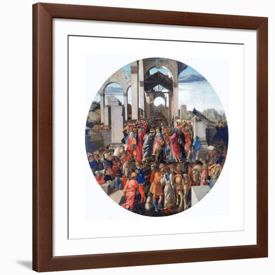 The Adoration of the Kings, C1470-1475-Sandro Botticelli-Framed Giclee Print