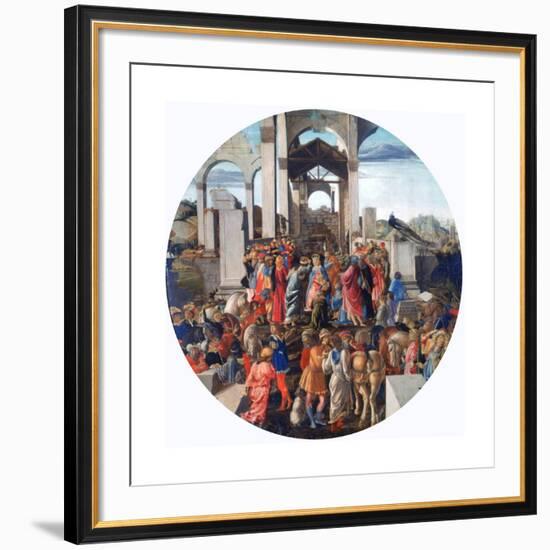 The Adoration of the Kings, C1470-1475-Sandro Botticelli-Framed Giclee Print