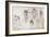 The Adoration of the Kings, C1481-Leonardo da Vinci-Framed Giclee Print