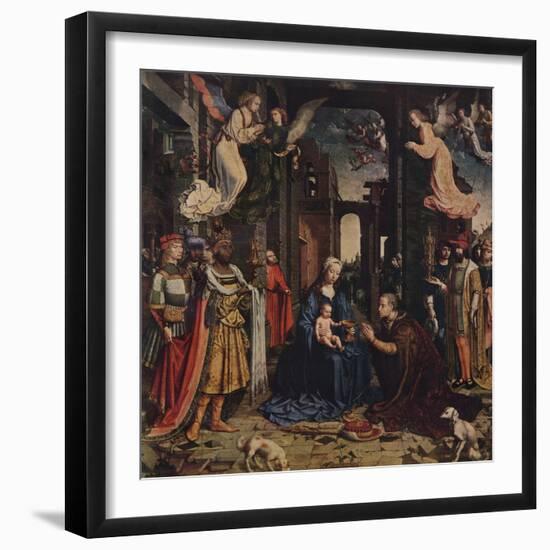 The Adoration of the Kings, c1510, (1938)-Jan Gossaert-Framed Giclee Print