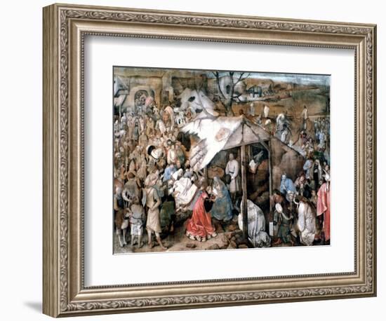 The Adoration of the Kings, C1556-1562-Pieter Bruegel the Elder-Framed Giclee Print