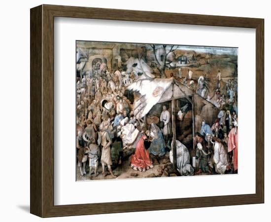 The Adoration of the Kings, C1556-1562-Pieter Bruegel the Elder-Framed Giclee Print