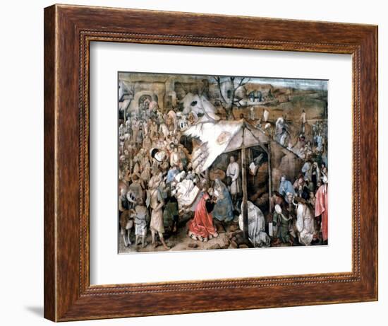 The Adoration of the Kings, C1556-1562-Pieter Bruegel the Elder-Framed Giclee Print