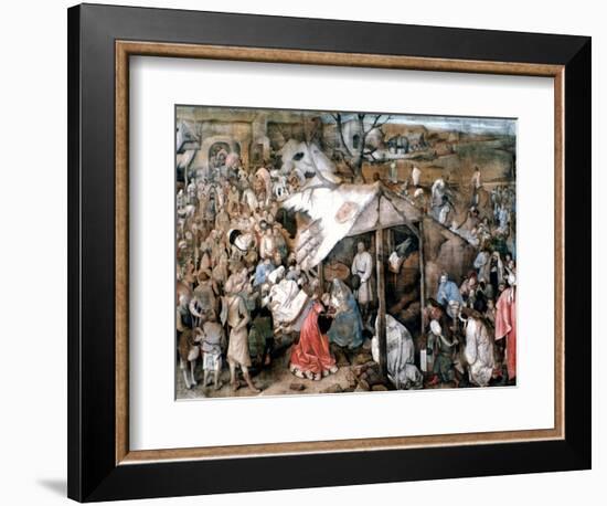 The Adoration of the Kings, C1556-1562-Pieter Bruegel the Elder-Framed Giclee Print