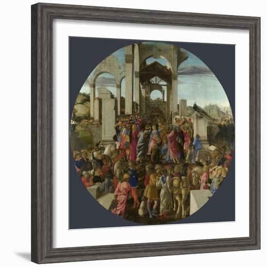 The Adoration of the Kings, Ca 1470-1475-Sandro Botticelli-Framed Giclee Print