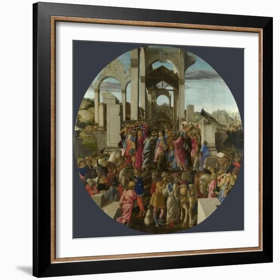 The Adoration of the Kings, Ca 1470-1475-Sandro Botticelli-Framed Giclee Print