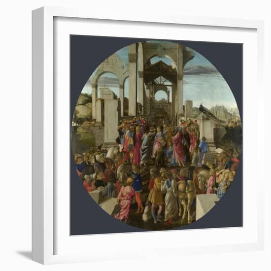 The Adoration of the Kings, Ca 1470-1475-Sandro Botticelli-Framed Giclee Print