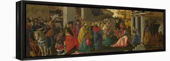 The Adoration of the Kings, Ca 1470-Sandro Botticelli-Framed Premier Image Canvas