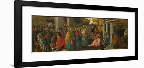 The Adoration of the Kings, Ca 1470-Sandro Botticelli-Framed Giclee Print