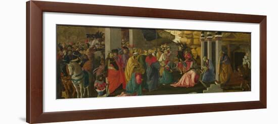 The Adoration of the Kings, Ca 1470-Sandro Botticelli-Framed Giclee Print