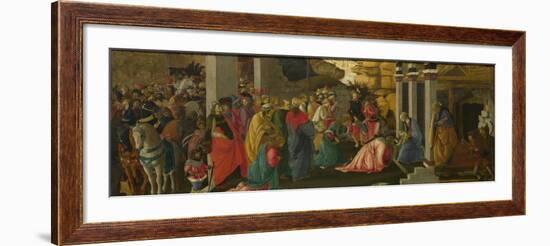 The Adoration of the Kings, Ca 1470-Sandro Botticelli-Framed Giclee Print