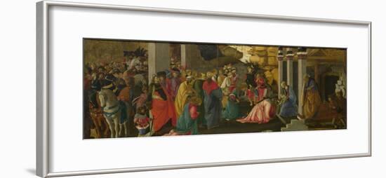 The Adoration of the Kings, Ca 1470-Sandro Botticelli-Framed Giclee Print