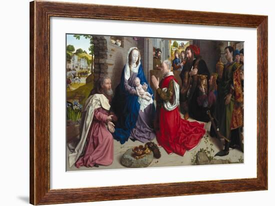 The Adoration of the Kings (Monforte Alta), Ca 1470-Hugo van der Goes-Framed Giclee Print