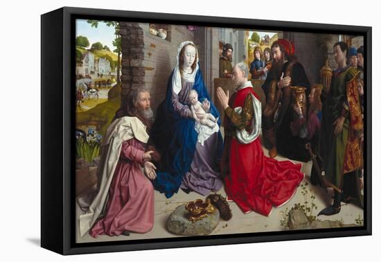 The Adoration of the Kings (Monforte Alta), Ca 1470-Hugo van der Goes-Framed Premier Image Canvas