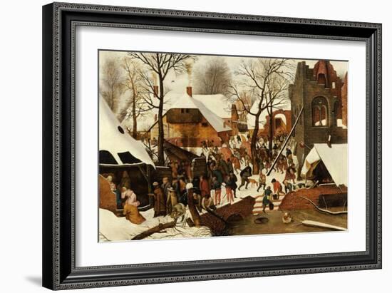 The Adoration of the Kings-Pieter Bruegel the Elder-Framed Giclee Print