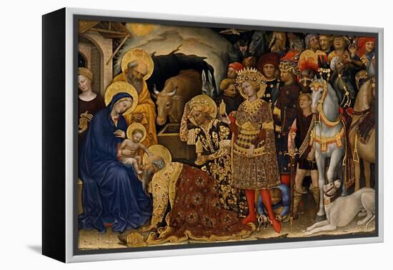 The Adoration of the Magi, 1423-Gentile da Fabriano-Framed Premier Image Canvas