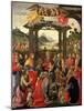 The Adoration of the Magi, 1488-Domenico Ghirlandaio-Mounted Giclee Print