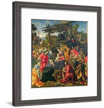 The Adoration of the Magi, 1496-Filippino Lippi-Framed Giclee Print