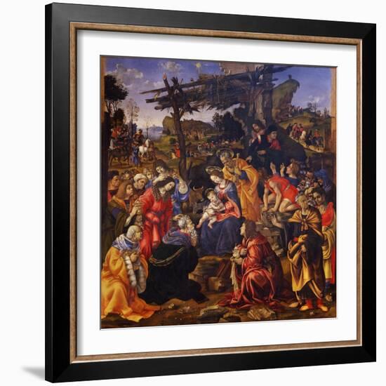 The Adoration of the Magi, 1496-Filippino Lippi-Framed Giclee Print