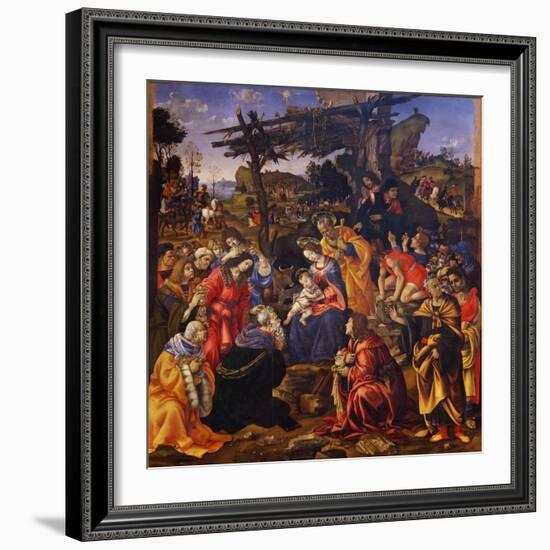 The Adoration of the Magi, 1496-Filippino Lippi-Framed Giclee Print