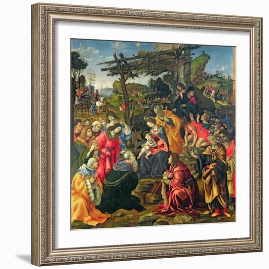 The Adoration of the Magi, 1496-Filippino Lippi-Framed Giclee Print