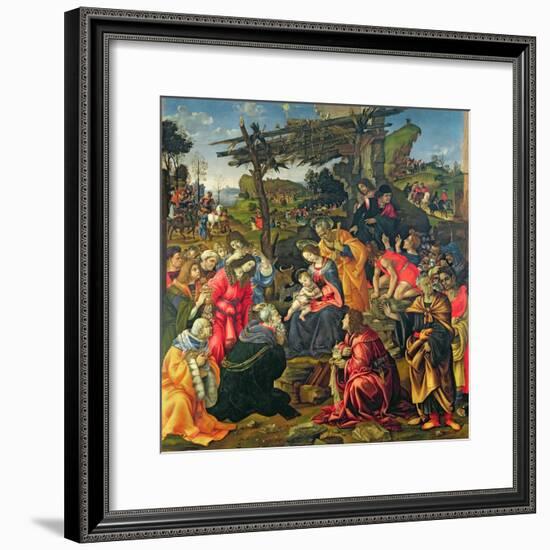 The Adoration of the Magi, 1496-Filippino Lippi-Framed Giclee Print