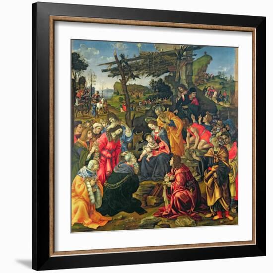 The Adoration of the Magi, 1496-Filippino Lippi-Framed Giclee Print