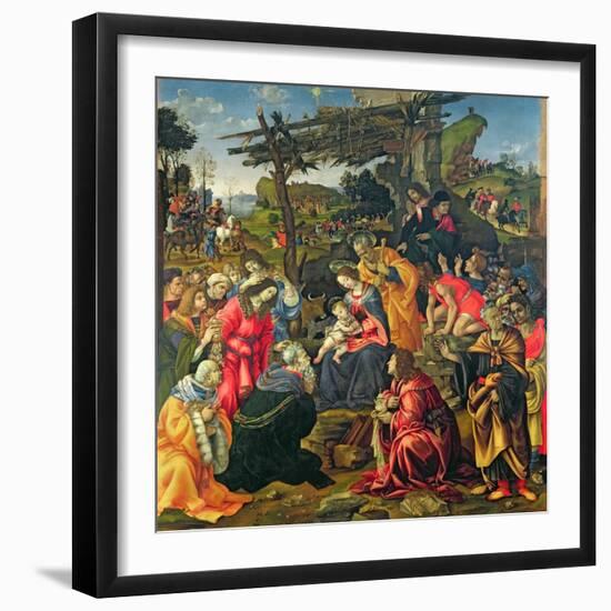 The Adoration of the Magi, 1496-Filippino Lippi-Framed Giclee Print