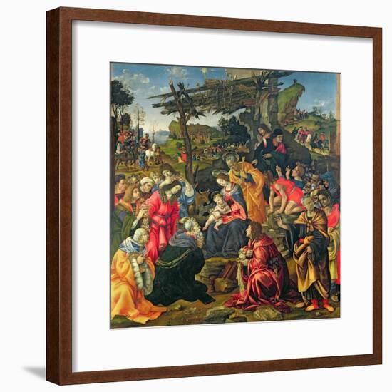 The Adoration of the Magi, 1496-Filippino Lippi-Framed Giclee Print