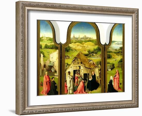 The Adoration of the Magi, 1510-Hieronymus Bosch-Framed Giclee Print