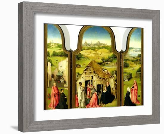 The Adoration of the Magi, 1510-Hieronymus Bosch-Framed Giclee Print