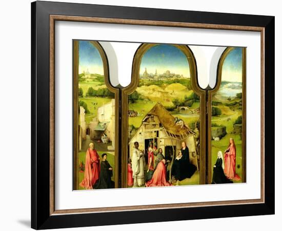 The Adoration of the Magi, 1510-Hieronymus Bosch-Framed Giclee Print