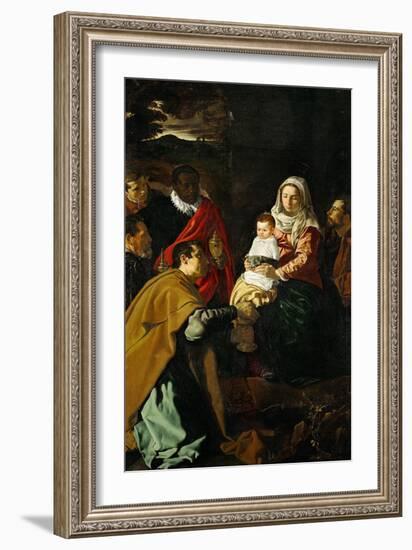 The Adoration of the Magi, 1619-Diego Velazquez-Framed Giclee Print