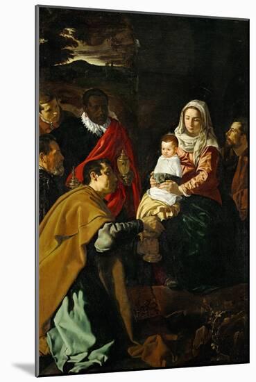 The Adoration of the Magi, 1619-Diego Velazquez-Mounted Giclee Print