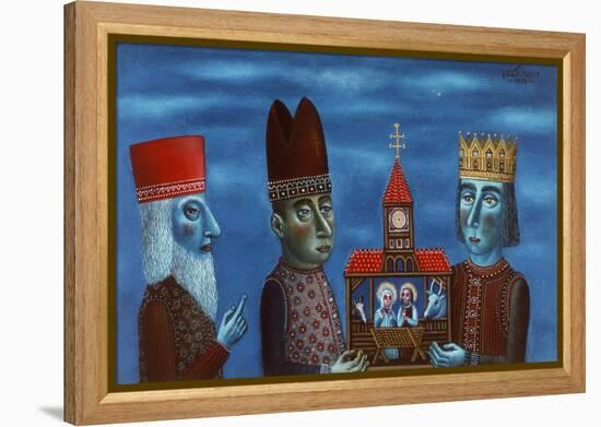 The Adoration of the Magi, 1988-Tamas Galambos-Framed Premier Image Canvas